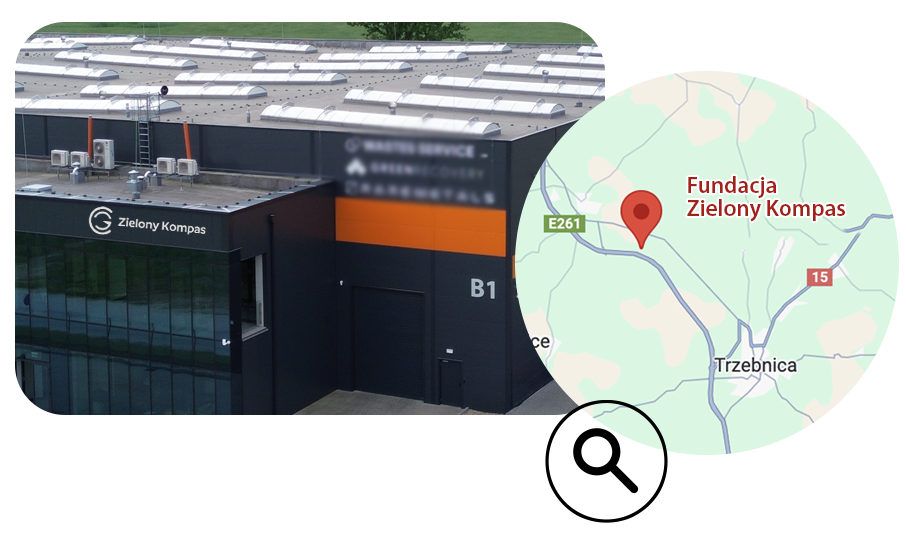 Fundacja Zielony Kompas - mapa dojazdu